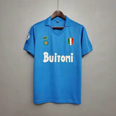 Naples 87/88 home Football kit - Footyb